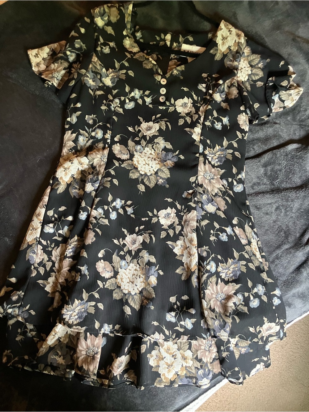S.L. Fashions Floral Dress
